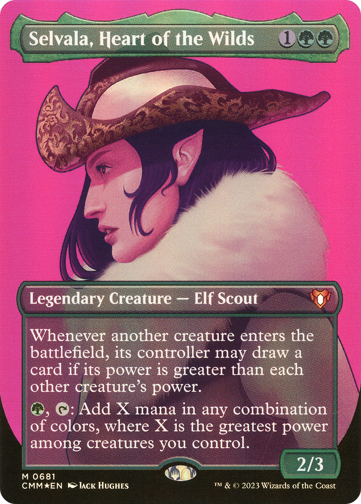 Selvala, Cœur des Terres Sauvages (CMM-1064) - Commander Masters (sans bordure) Foil 