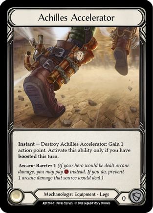 Accélérateur d'Achille (ARC005) - Arcane Rising Édition illimitée Rainbow Foil