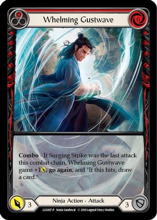 Whelming Gustwave (Rouge) - LGS007 (LGS007) - Chair et Sang : Cartes promotionnelles 1re édition 