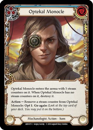 Monocle Optekal (ARC037) - Arcane Rising Édition illimitée Feuille arc-en-ciel 