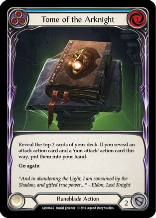 Tome de l'Arknight (ARC084) - Arcane Rising Édition illimitée Arc-en-ciel 