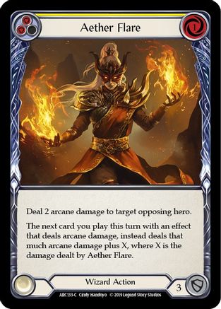 Aether Flare (jaune) (ARC133) - Arcane Rising Édition illimitée Rainbow Foil