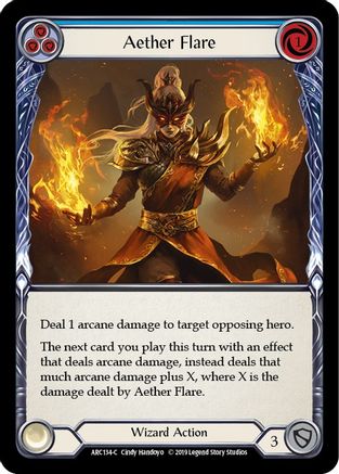 Aether Flare (bleu) (ARC134) - Arcane Rising Édition illimitée Rainbow Foil