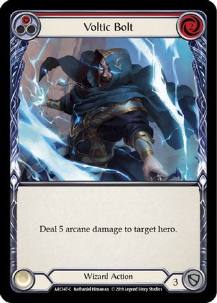 Voltic Bolt (Rouge) (ARC147) - Arcane Rising Édition illimitée Rainbow Foil 