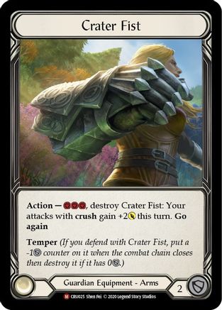 Crater Fist (CRU025) - Crucible of War Édition illimitée Arc-en-ciel 