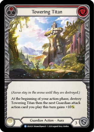 Titan imposant (rouge) (CRU029) - Édition illimitée Crucible of War 