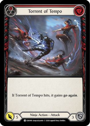 Torrent of Tempo (Rouge) (CRU069) - Crucible of War Édition illimitée Arc-en-ciel 