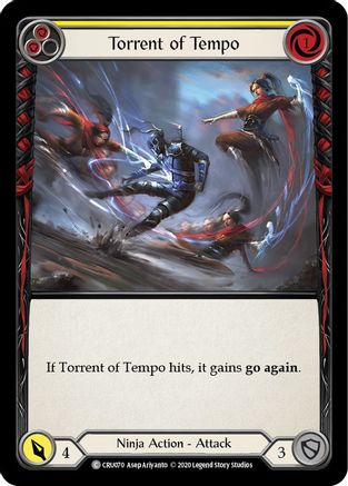 Torrent of Tempo (Jaune) (CRU070) - Crucible of War Édition illimitée 