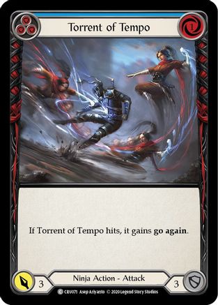 Torrent of Tempo (Bleu) (CRU071) - Crucible of War Édition illimitée Arc-en-ciel 
