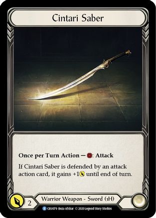 Sabre Cintari (CRU079) - Crucible of War Édition Illimitée 