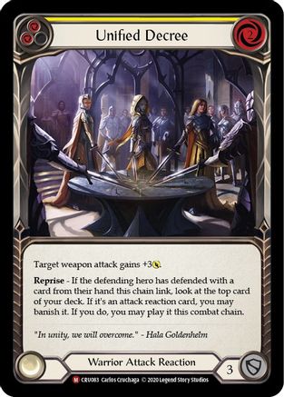 Décret unifié (CRU083) - Crucible of War Édition illimitée 