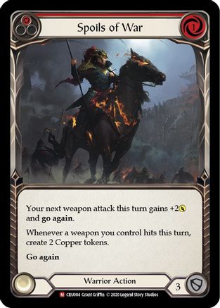 Butin de guerre (CRU084) - Crucible of War Édition illimitée 