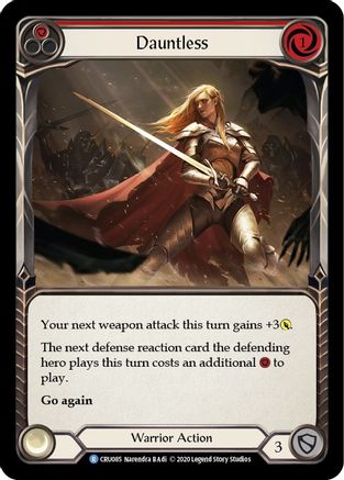 Intrépide (Rouge) (CRU085) - Crucible of War Édition illimitée 