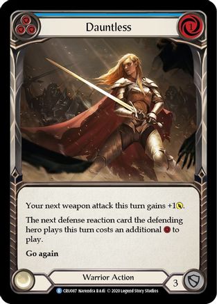 Dauntless (Bleu) (CRU087) - Crucible of War Édition illimitée Arc-en-ciel 