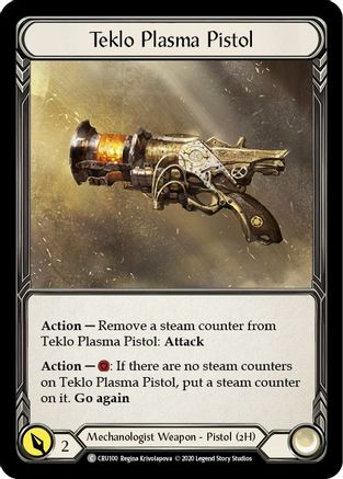 Pistolet à plasma Teklo (CRU100) - Crucible of War Édition illimitée Rainbow Foil 