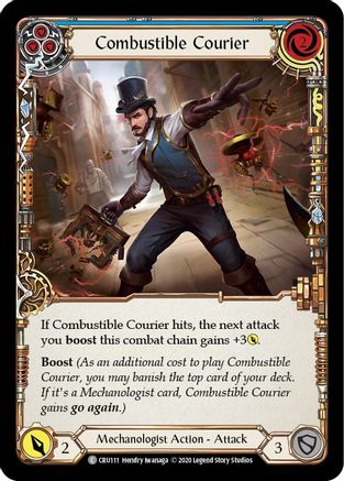 Courrier combustible (bleu) (CRU111) - Crucible of War Édition illimitée 