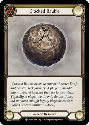 Boule de Noël craquelée (CRU195) - Crucible of War Édition illimitée Feuille arc-en-ciel 