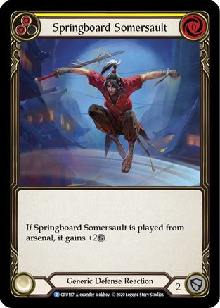 Springboard Somersault (CRU187) - Crucible of War Édition illimitée Rainbow Foil 