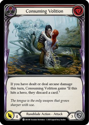 Consuming Volition (Rouge) (CRU148) - Crucible of War Édition illimitée Arc-en-ciel 