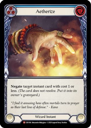 Aetherize (CRU164) - Crucible of War 1st Edition Rainbow Foil