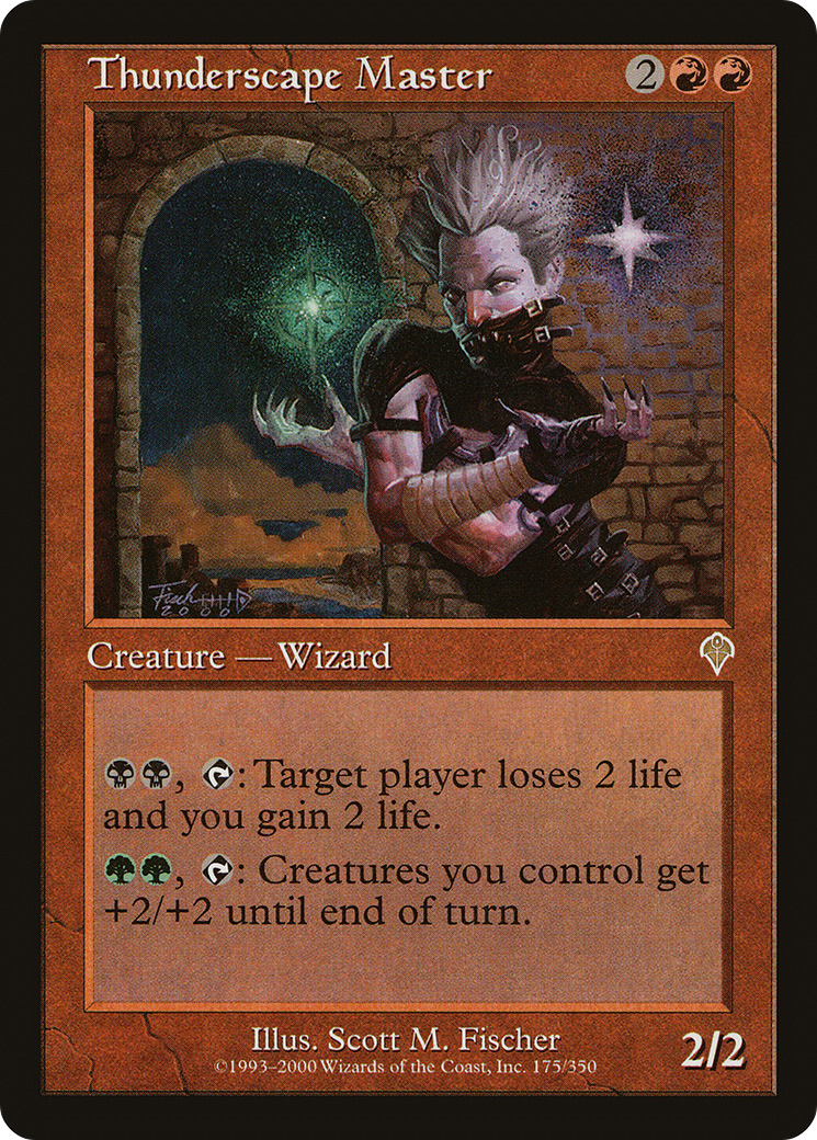 Thunderscape Master (INV-175) - Invasion Foil 