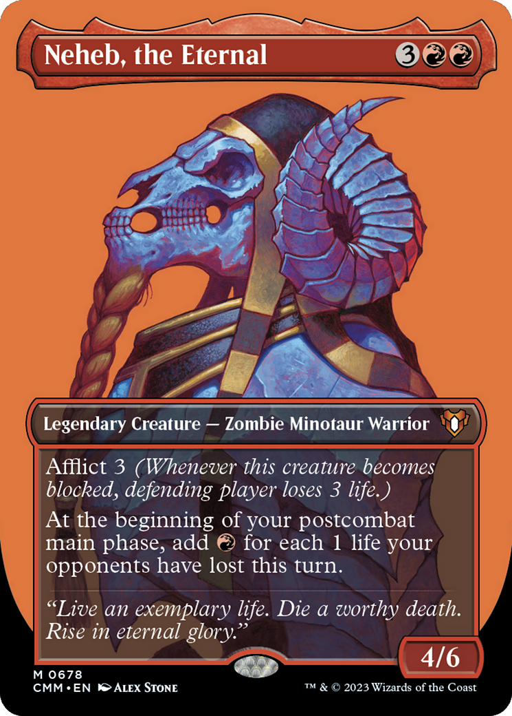 Neheb, l'Éternel (CMM-678) - Commander Masters (sans bordure) Foil 