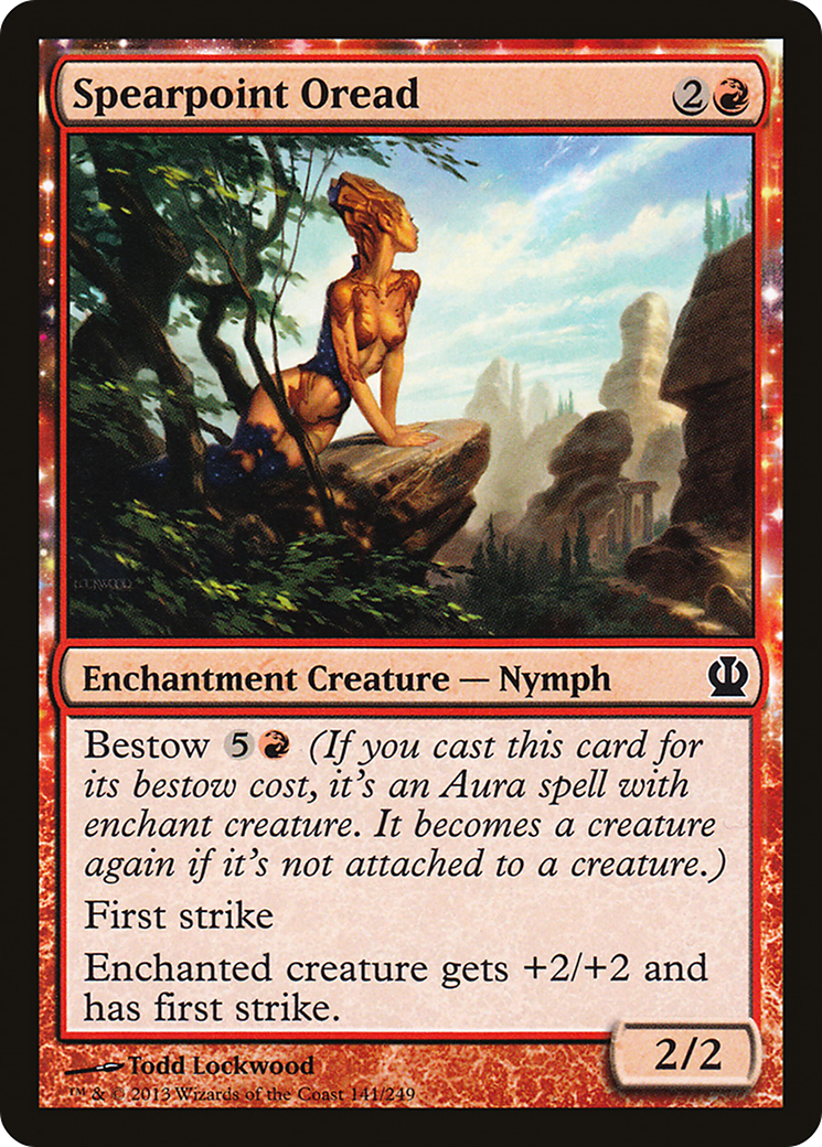 Oréad à pointe de lance (THS-141) - Theros : (enchantement) Foil 