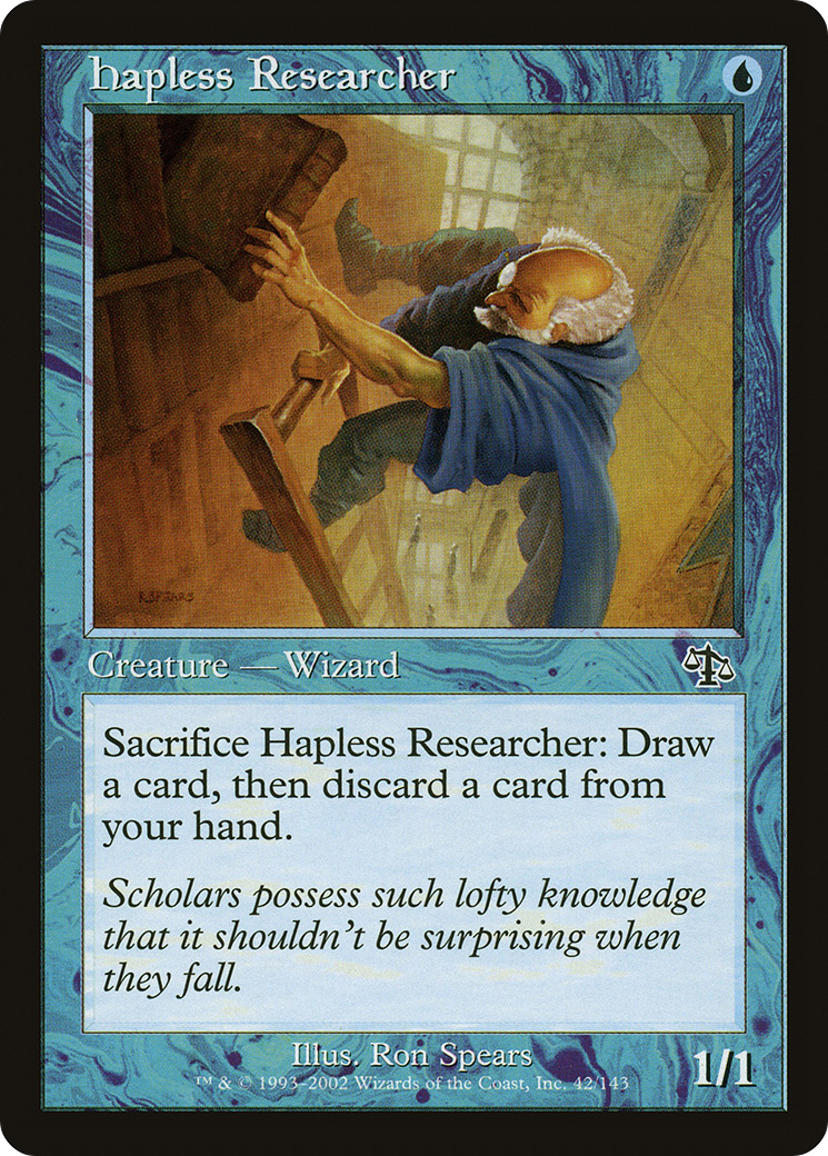 Chercheur malheureux (JUD-042) - Jugement Foil 