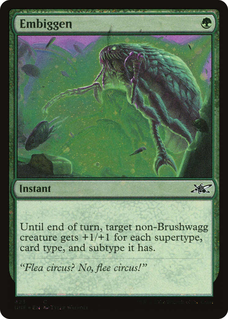 Embiggen (UNF-423) - Feuille Unfinity 