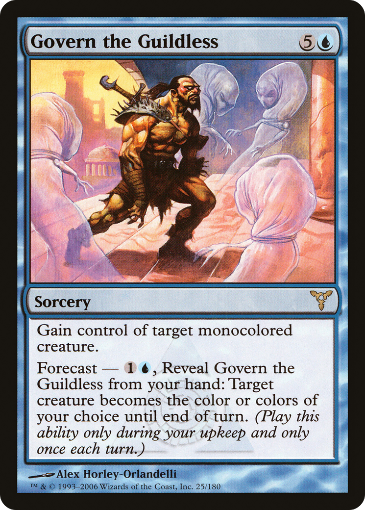 Gouverner les sans-guildes (DIS-025) - Dissension Foil 