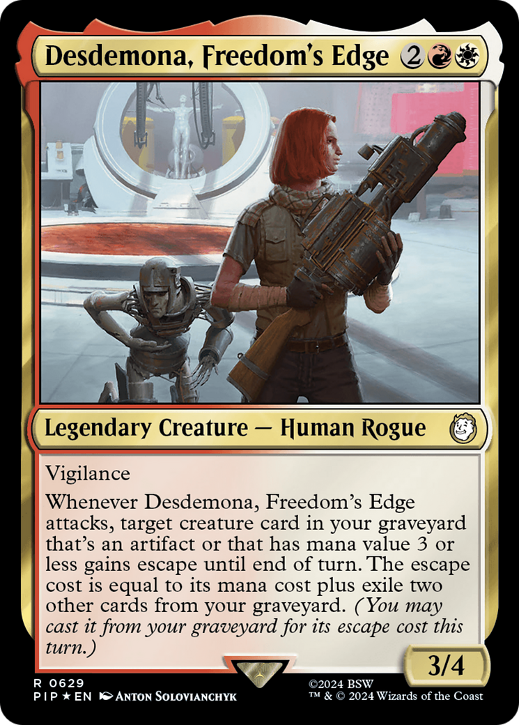 Desdémone, Aux confins de la liberté (PIP-629) - Fallout Foil