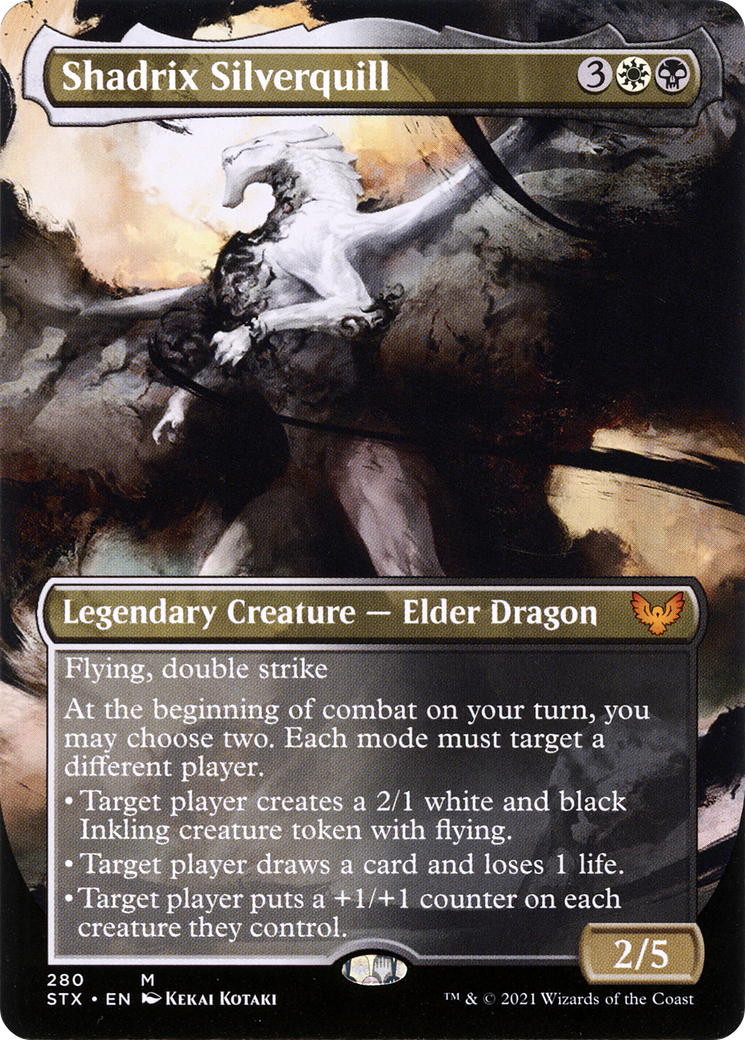 Shadrix Silverquill (STX-280) - Strixhaven : École des mages (sans bordure) 