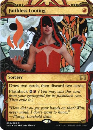 Pillage infidèle (STA-38E) - Archives mystiques de Strixhaven (sans bordure) 