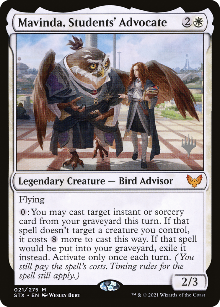 Mavinda, Students' Advocate (PPSTX-021) - Strixhaven: School of Mages Promos Foil