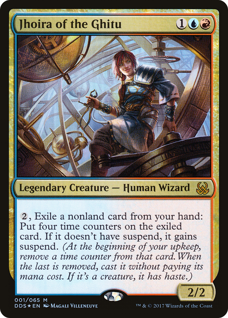 Jhoira du Ghitu (DDS-001) - Duel Decks : Esprit contre Puissance 