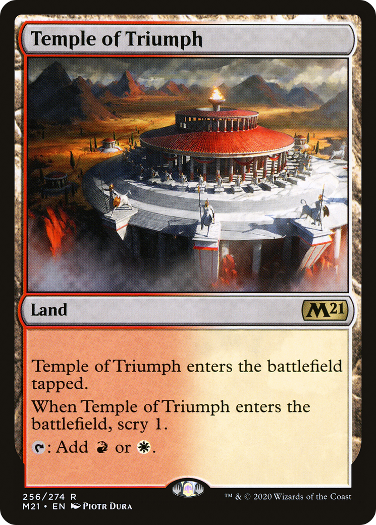 Temple of Triumph (M21-256) - Core Set 2021