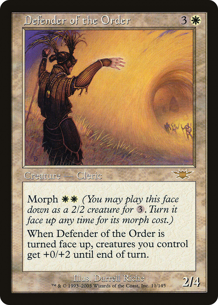 Défenseur de l'Ordre (LGN-011) - Legions Foil 