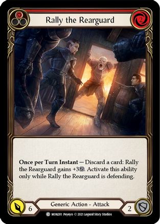 Rally the Rearguard (Red) (MON281) - Monarch 1st Edition