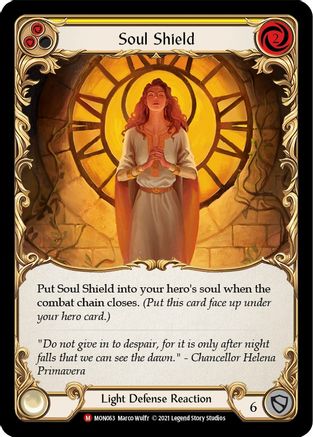 Bouclier d'âme (MON063) - Édition Monarch Unlimited 