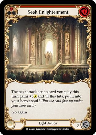 Seek Enlightenment (Red) (MON081) - Monarch 1st Edition
