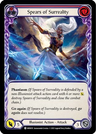 Lances de surréalité (rouge) (MON101) - Monarch 1re édition Rainbow Foil 