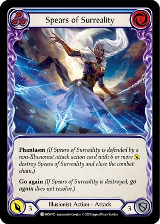 Lances de surréalité (bleu) (MON103) - Édition Monarch Unlimited 