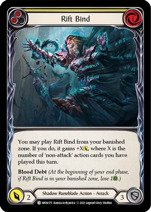 Rift Bind (Yellow) (MON175) - Monarch 1st Edition