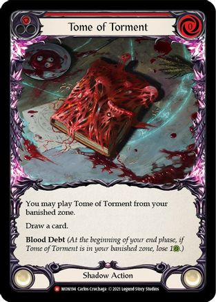 Tome du Tourment (MON194) - Édition Monarch Unlimited 