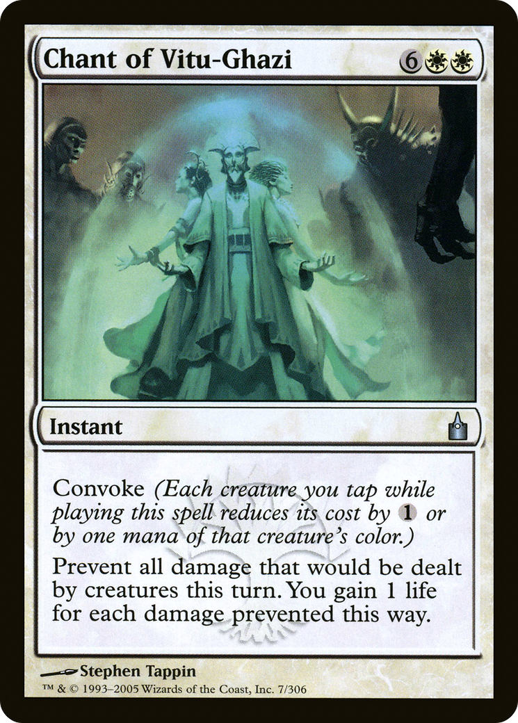 Chant de Vitu-Ghazi (RAV-007) - Ravnica : La Cité des Guildes (Foil) 