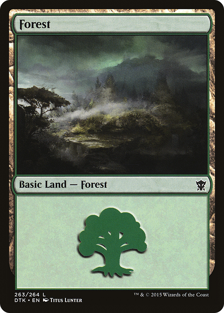 Forêt (DTK-263) - Dragons de Tarkir Foil