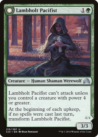 Pacifiste de Lambholt // Boucher de Lambholt (SOI-215) - Ténèbres sur Innistrad : (Transformation double face) 