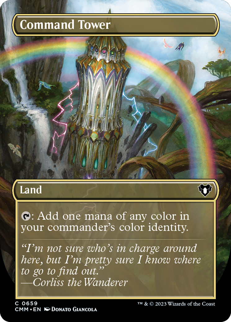 Command Tower (Borderless) (CMM-659) - Commander Masters (Borderless)