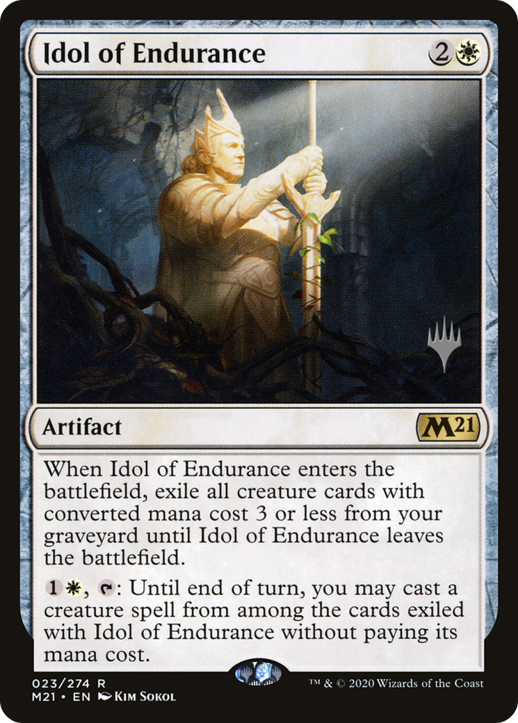Idol of Endurance (PPM21-23P) - Core Set 2021 Promos Foil