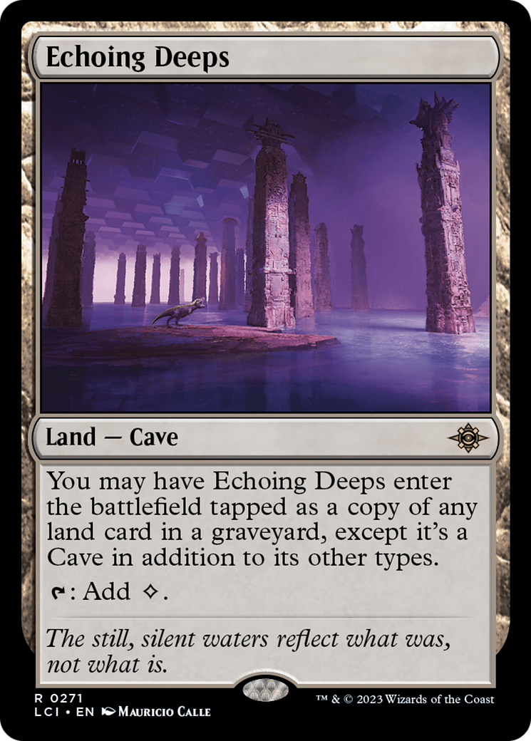 Echoing Deeps (LCI-271) - Les cavernes perdues d'Ixalan